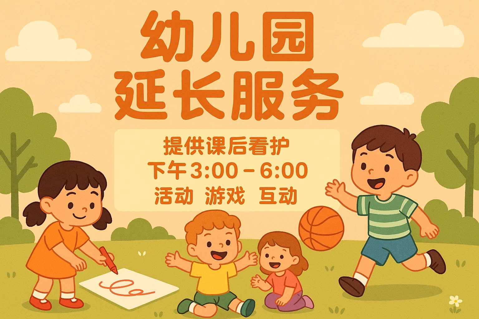 幼儿园托管服务